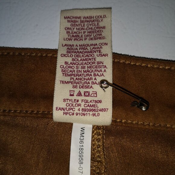 Faded Glory Ladies Zip Fly Brushed Polyester Leggings - Picture 4 of 6